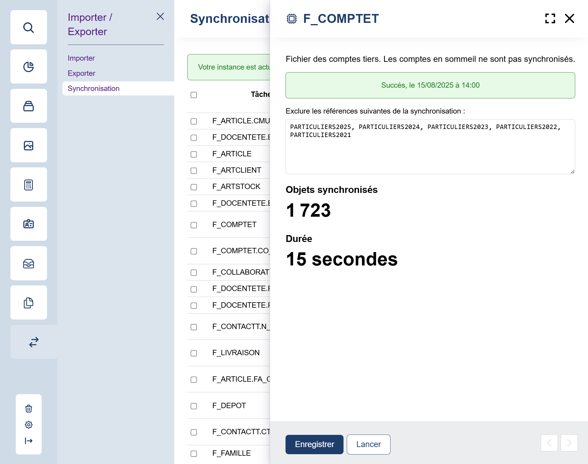 Synchronisation : gérer une tâche